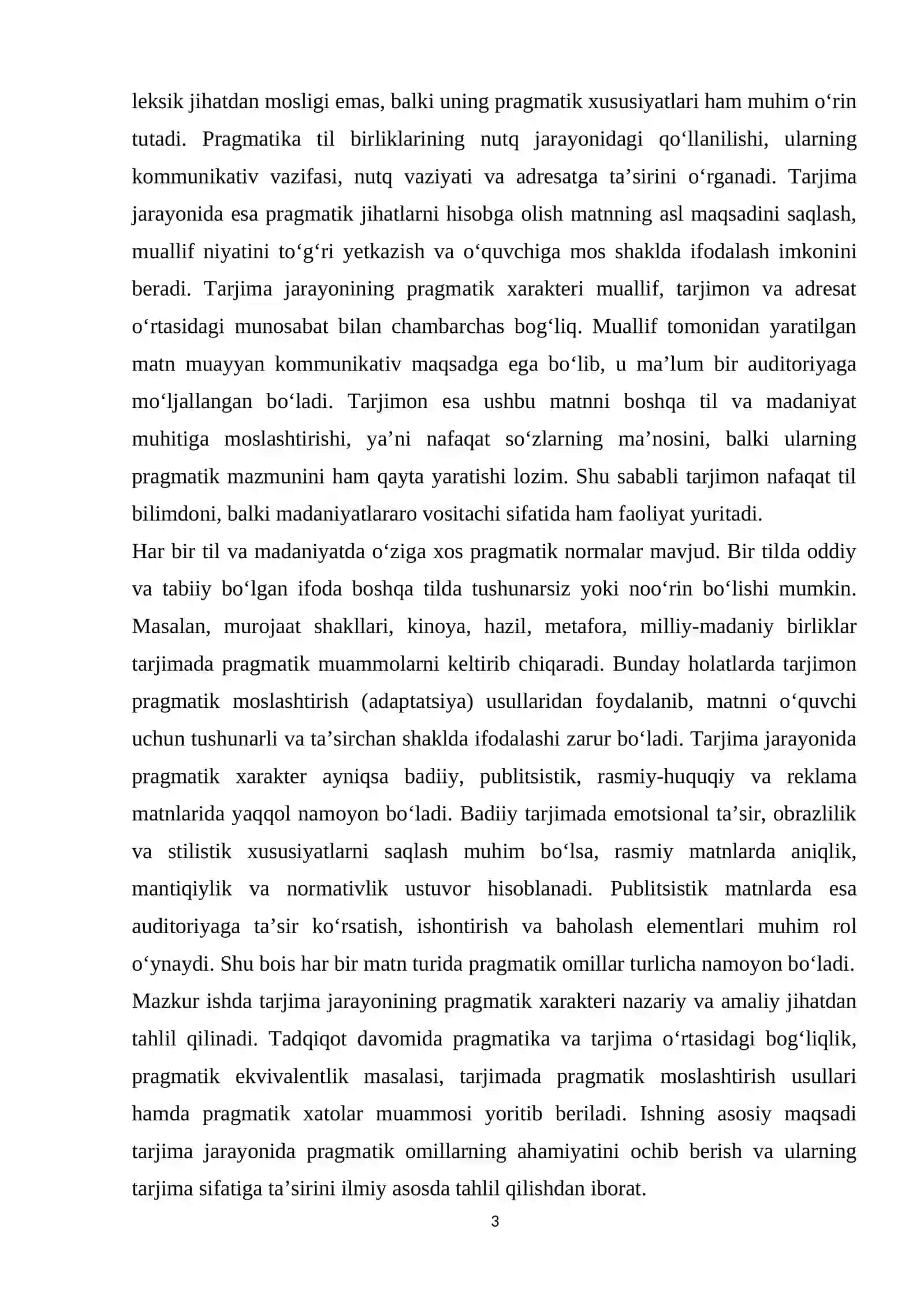 TARJIMANING JARAYONIDA PRAGMATIK XARAKTERI 3