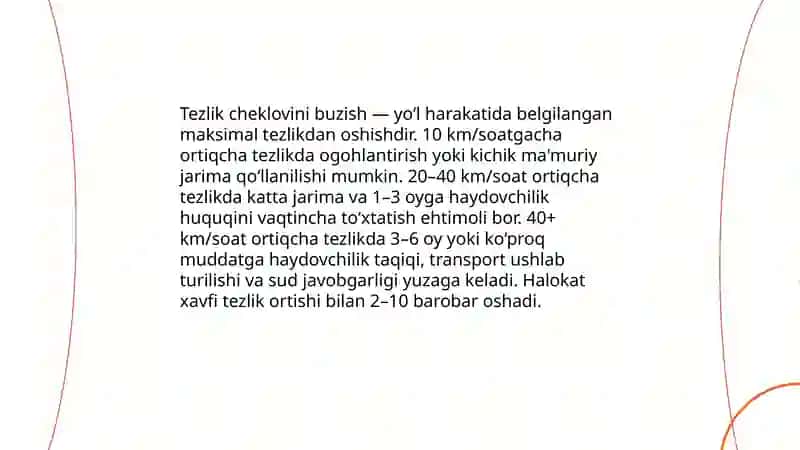 Harakat xavfsizligi sohasida fuqoralik huquqbuzarliklari 3
