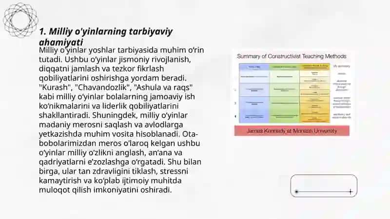 Milliy va harakatli o'yinlarni o'qitish metodikasi fanining maqsadi hamda vazifalari 3