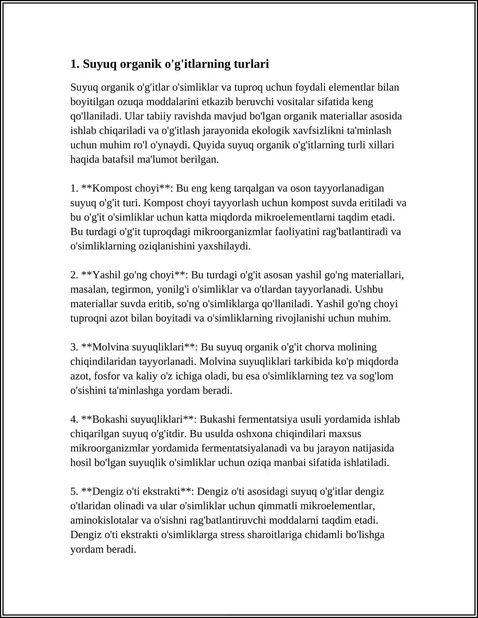 MUSTAQIL ISH Mavzu: SUYUQ ORGANIK OʻGʻIT SEPISH MASHINALARI 3