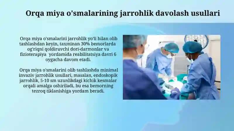 Umurtqa pogʻonasi patalogiylarini operativ davolash usullari 3