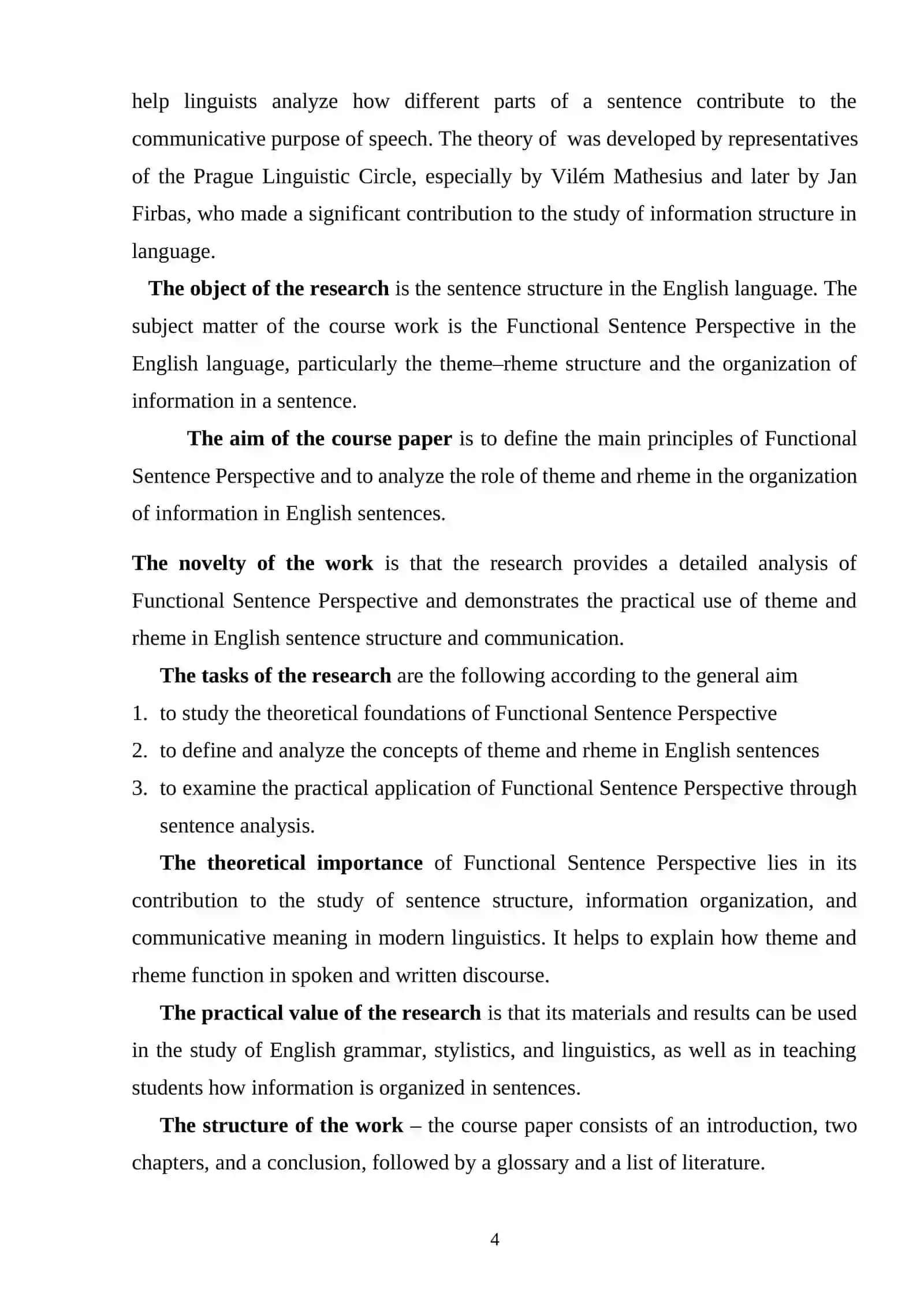 Functional sentence perspective 3