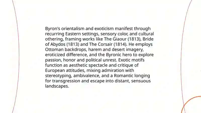 The Eastern motives in the works of Byron 3