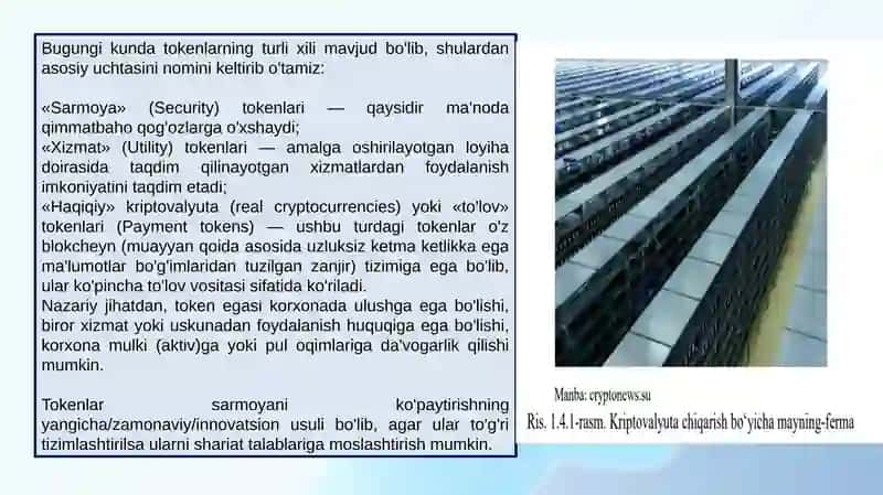 KRIPTOVALYUTALAR BLOKCHEYN TIZIMLARI 3