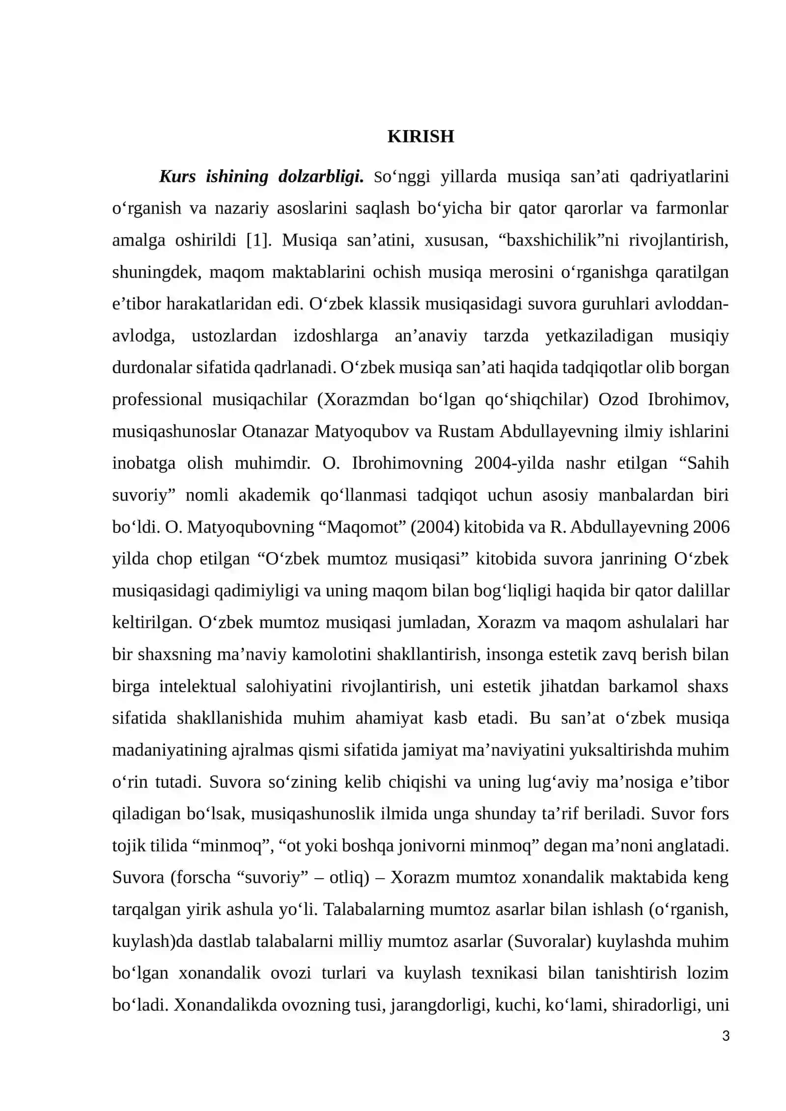 XORAZM SUVORALARI 3