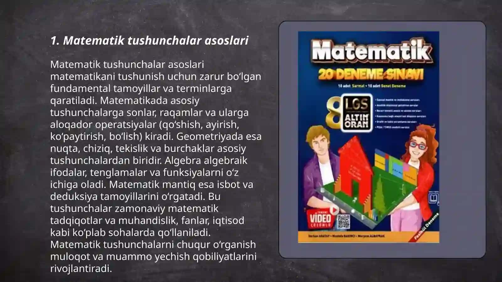 Matematik tushunchalarni shakllantirish manbalari 3