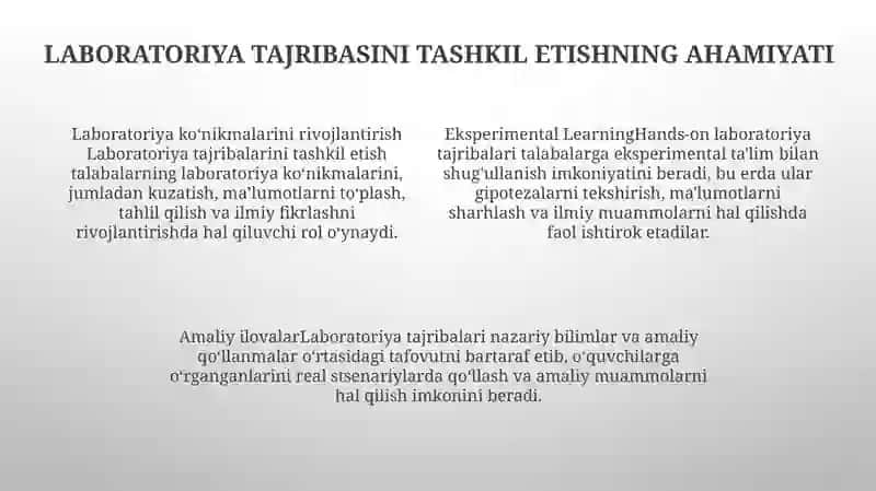 Ko'Rgazmali Tajribaning Malakalarini Shakillantirish 3