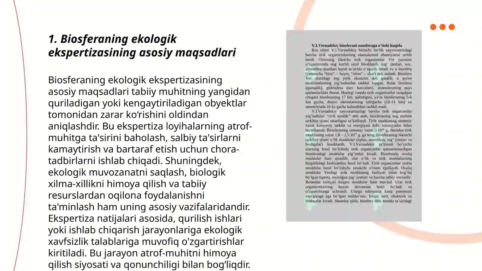 Biosferani ekologik ekspertiz qilishning ahamiyati 3