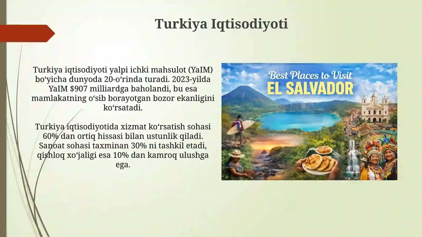 Turkiyaning iqtisodiyoti, aholisoni, mashhur joylari, milliy ovqatlari 3