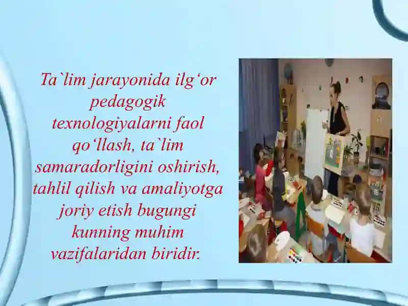Innovatsion texnologiyalar yordamida ta'lim samaradorligini oshirish yo'llari 3