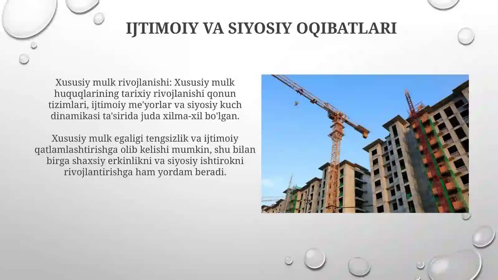 Iqtisodiy islohotlar va xususiy mulkning yükselishi 3