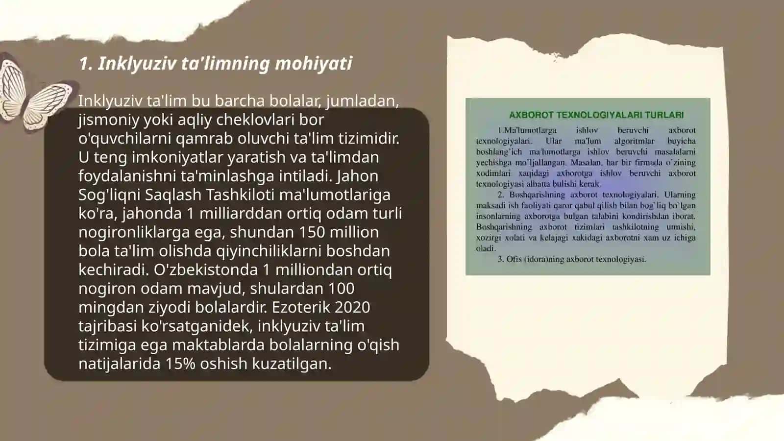 Inklyuziv ta'min shaklining imkoniyatlari 3