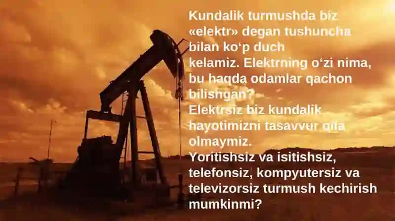 Elektrning paydo bo'lishi 3