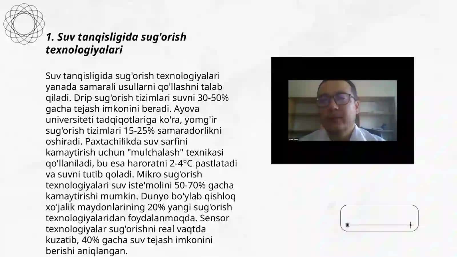 Suw tanqisligʻi sharaitinda awil xojaliq eginlerin suwgʻariw suwdan unemli paydalaniw usullari (gʻoza, biyday, maʼkke haʼm paliz eginlerin misalinda) 3