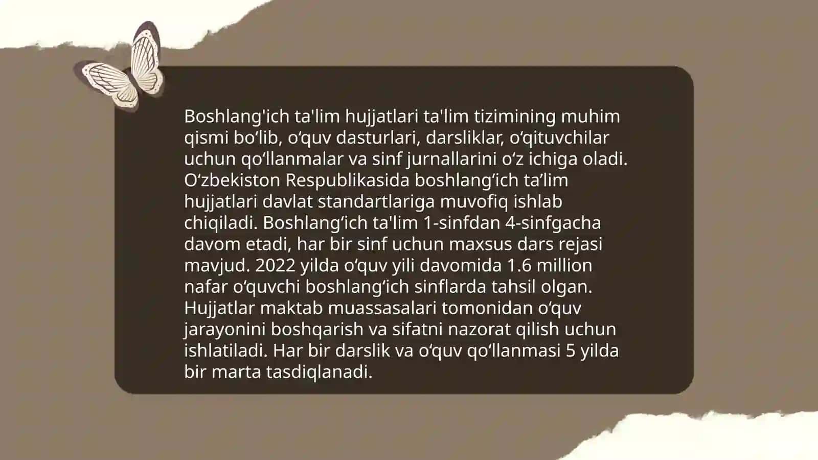 Boshlang'ich ta'lim me'yoriy hujjatlarini arxivlashtirish 3