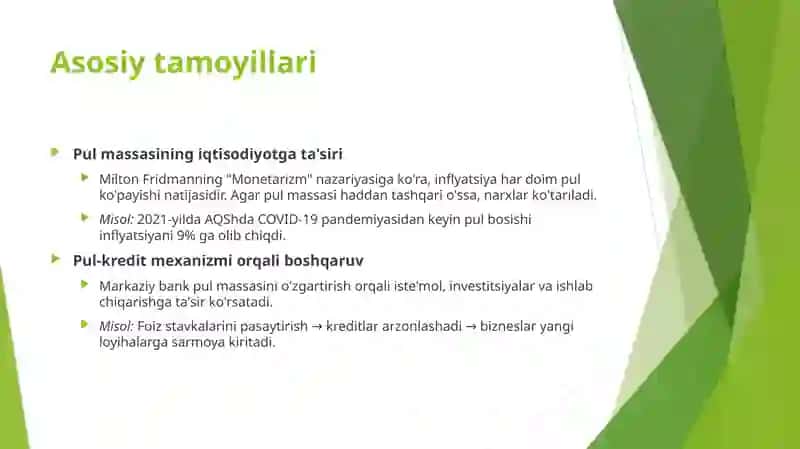 Davlat pul-kredit siyosatining asoslari 3