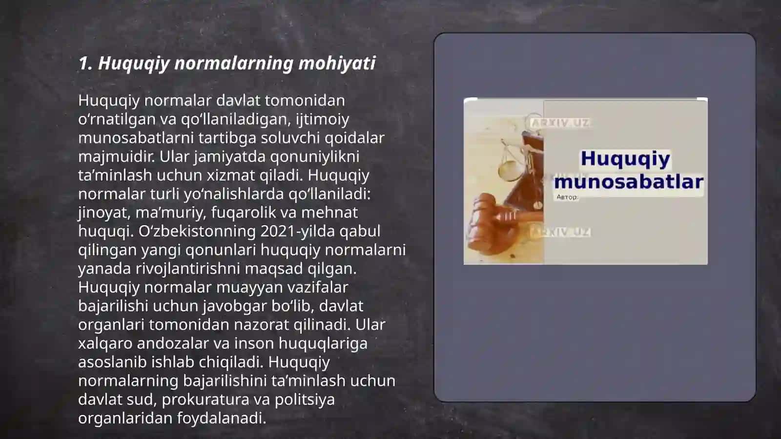 Huquq normalarini sharhlash 3