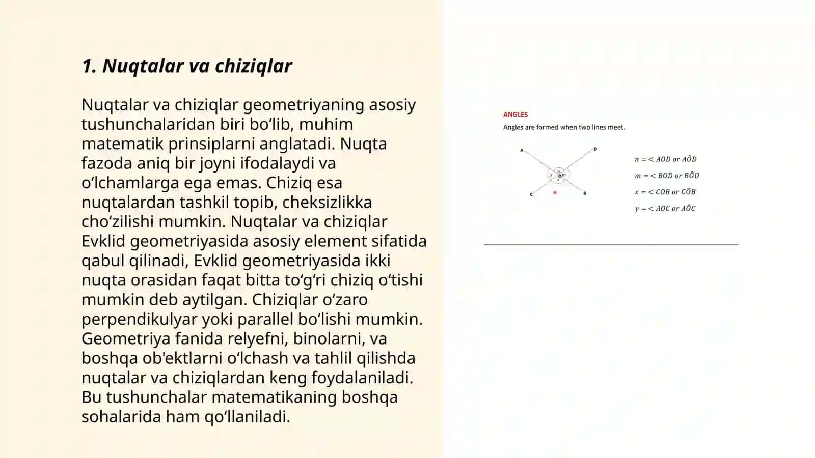 Tekislik geometriyasi 3