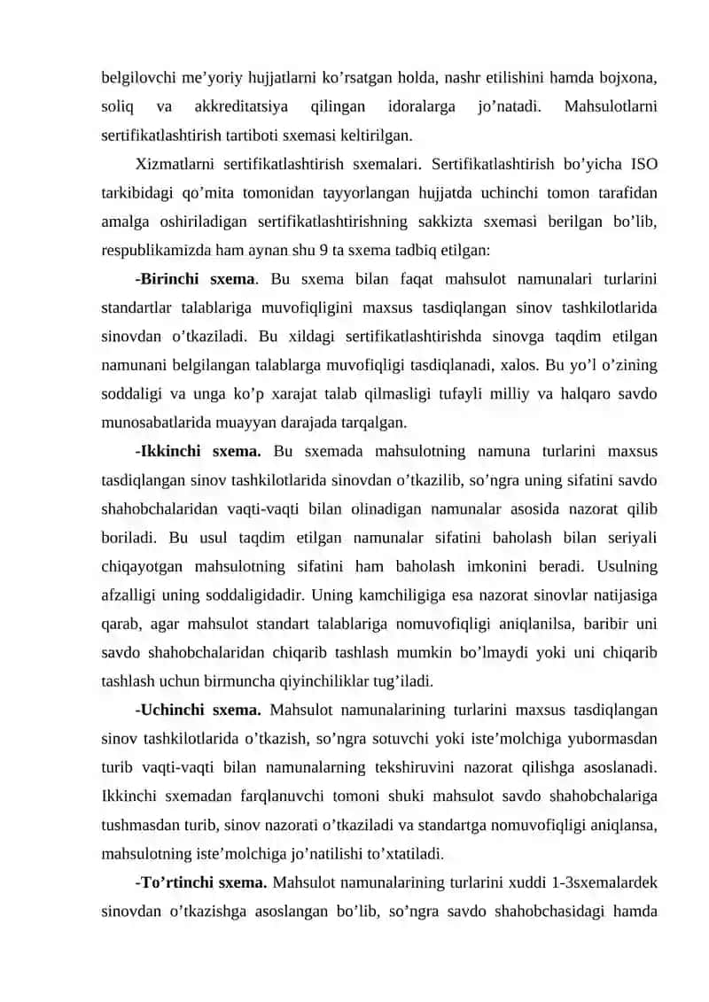 Sertifikatlashtirish bosqichlari 3
