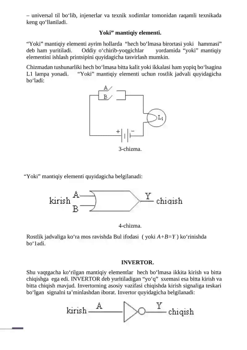 Mukammal normal shakllar. Konyunktiv va dizyunktiv normal shakllar. 3