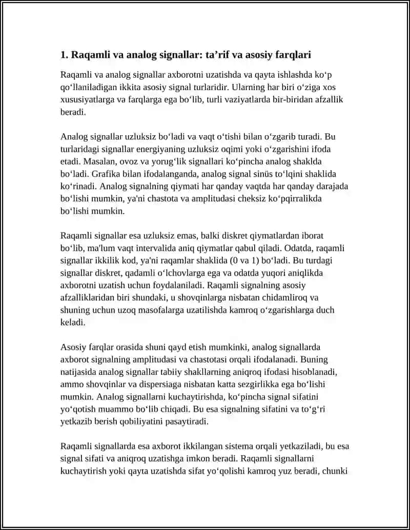 RAQAMLI VA ANALOG AXBOROT SIGNALLARI FARQI 3