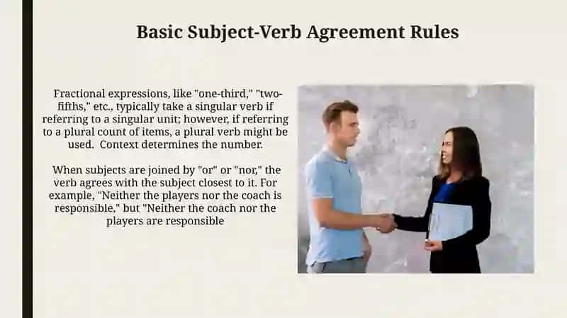 Subject-Verb Agreement 3