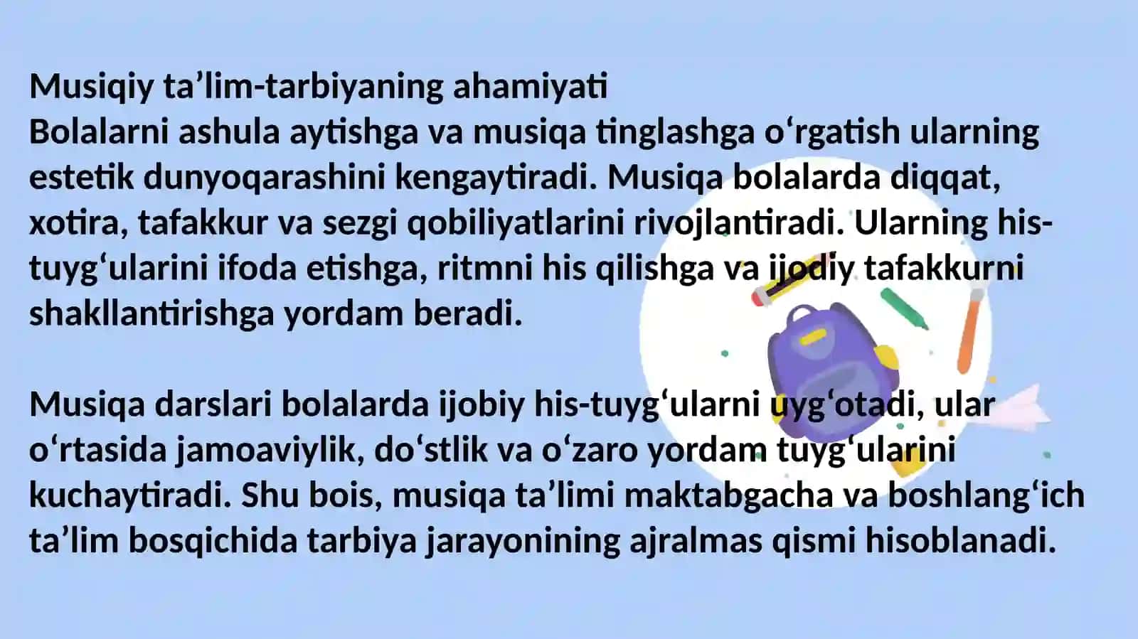 Musiqa Ta’limi Bolalarga 3