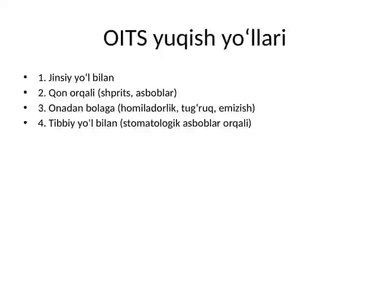 OITS epidemiologiyasi 3