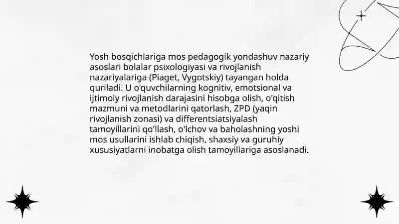 Yosh bosqichlariga mos pedagogik yondashuv: nazariy asoslar 3