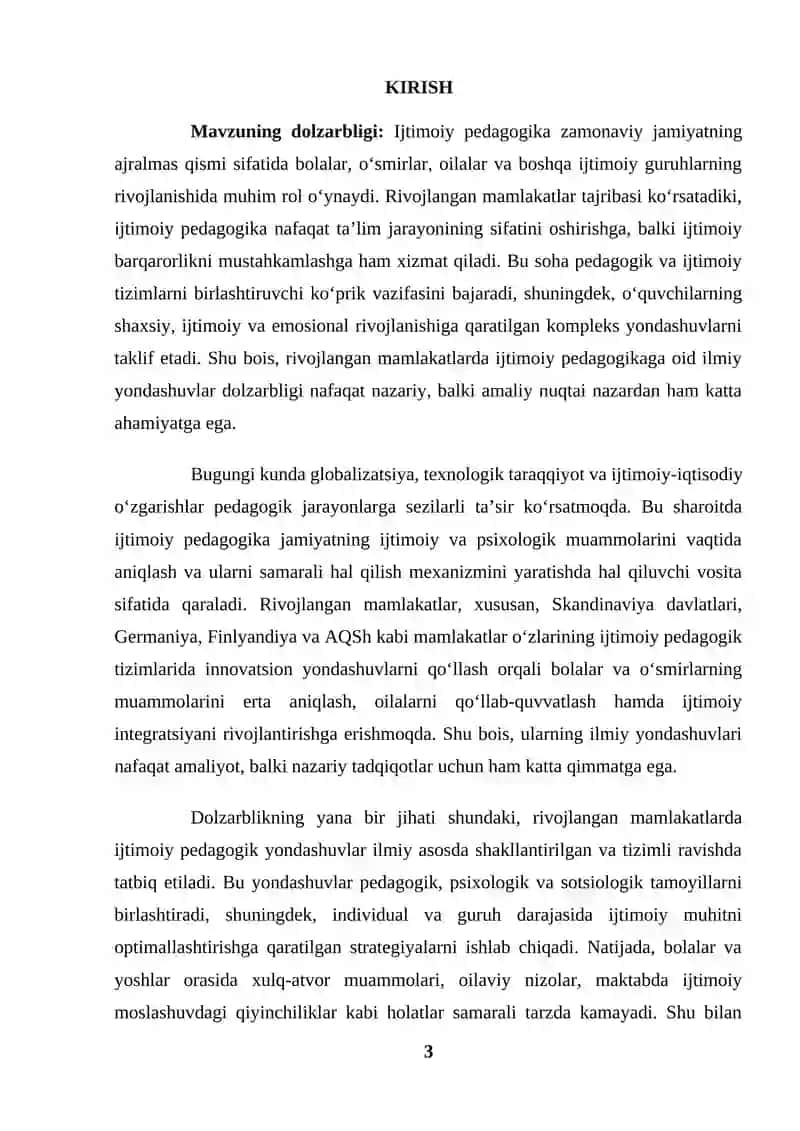 Rivojlangan mamlakatlarda ijtimoiy pedagogikaga oid ilmiy yondashuvlar 3