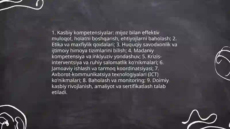 Ijtimoiy ish kasbi zamonaviy talablari 3