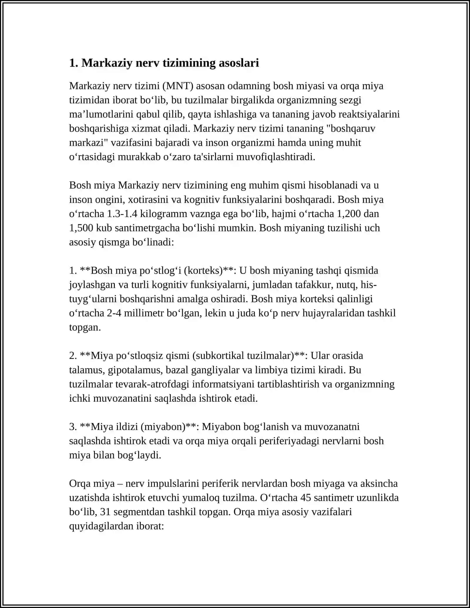 MARKAZIY NERV TIZIMI 3
