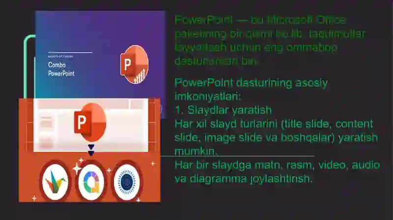 PowerPoint dasturi va uning imkoniyatlari 3