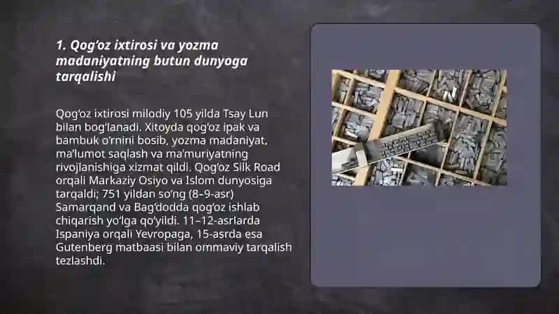 Xitoyning qadimiy ixtirolari va ularning dunyoga ta'siri haqida 3