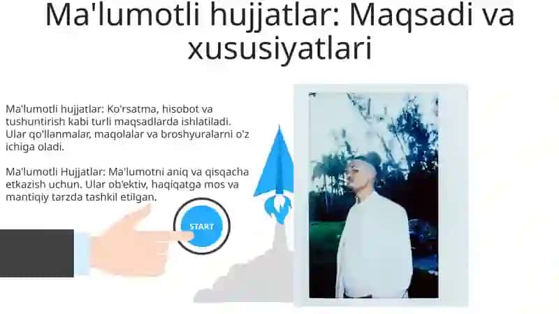 Farmoyish hujjatlar va ularning turlari. Ma'lumot-axborot hujjatlari 3