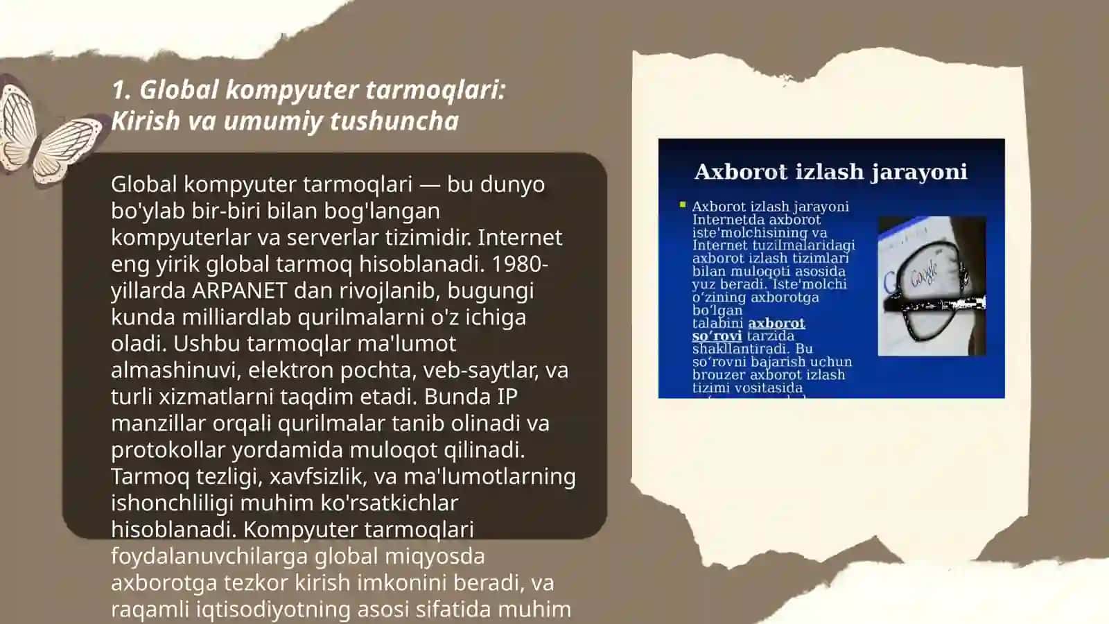 Global kompyter tarmoqlarida ishlash va uning imkoniyatlari 3