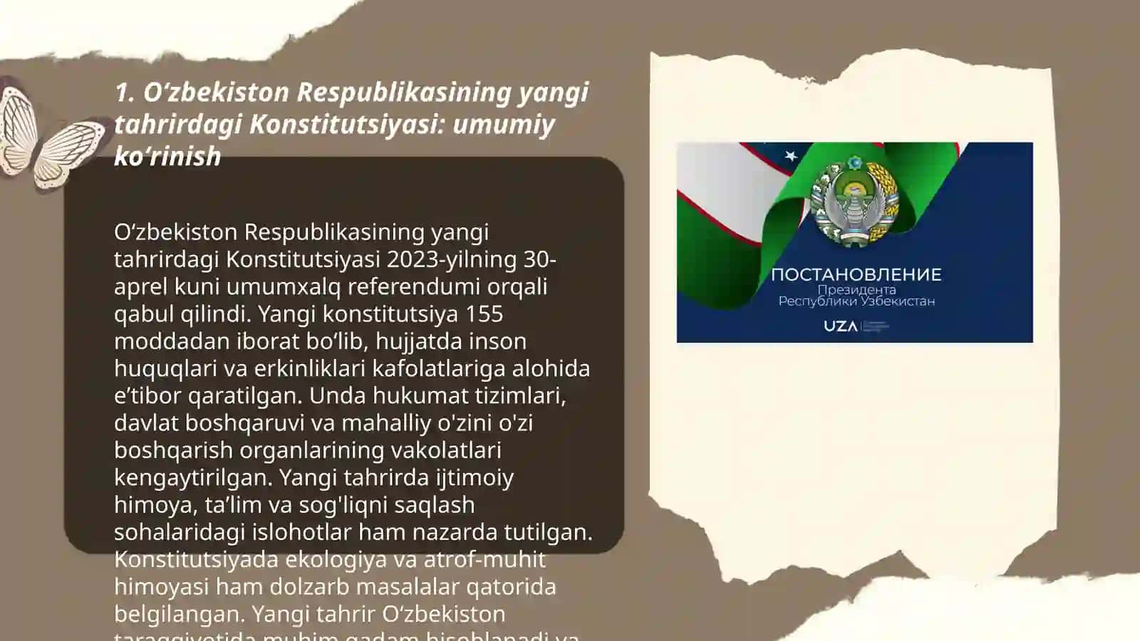 Yangi tahrirdagi Oʻzbekiston Respublikasi Konstitutsiyasi-ijtimoiy davlatning huquqiy asosi 3