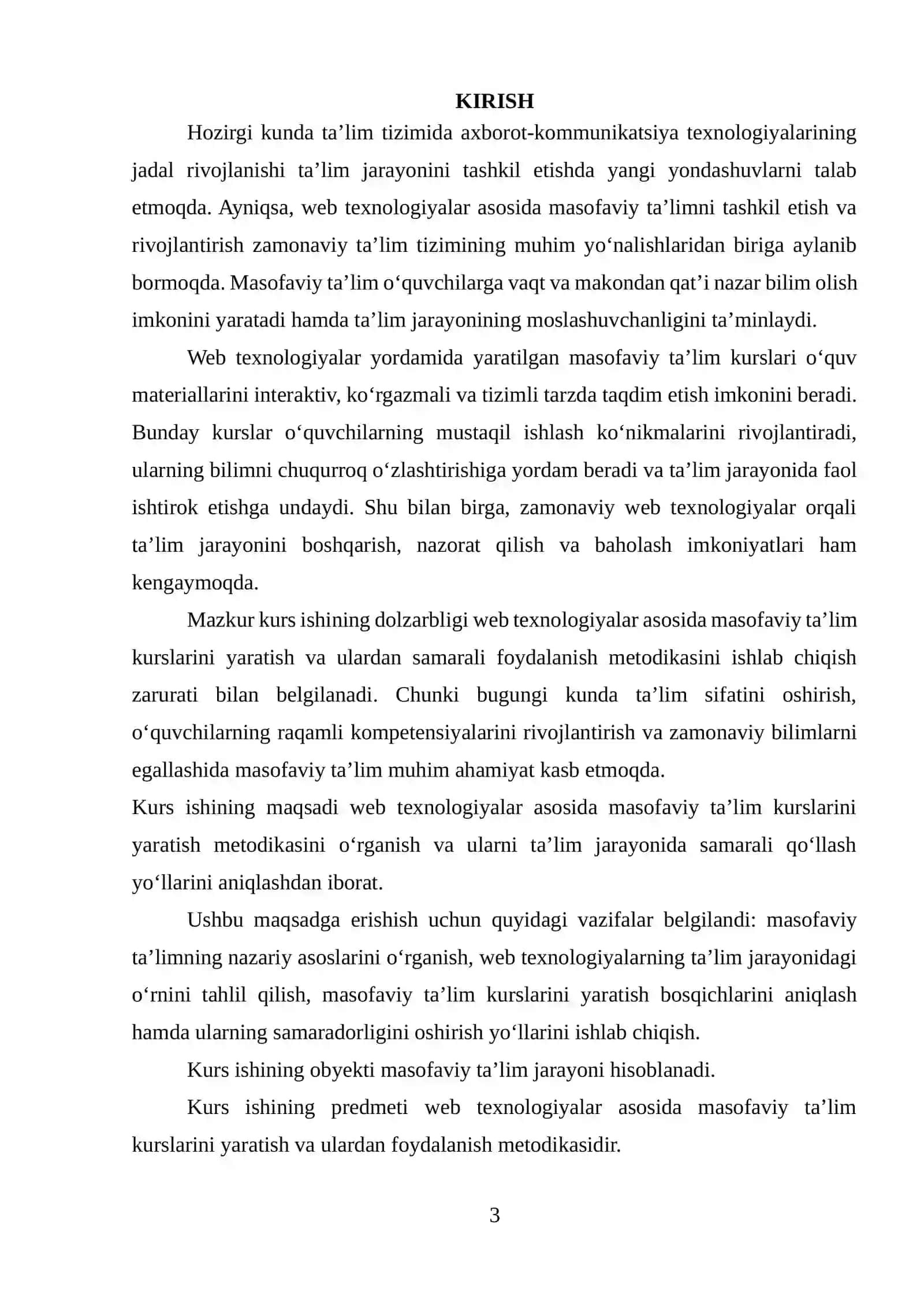 Web texnologiyalar asosida masofaviy taʼlim kurslarini yaratish metodikasi 3