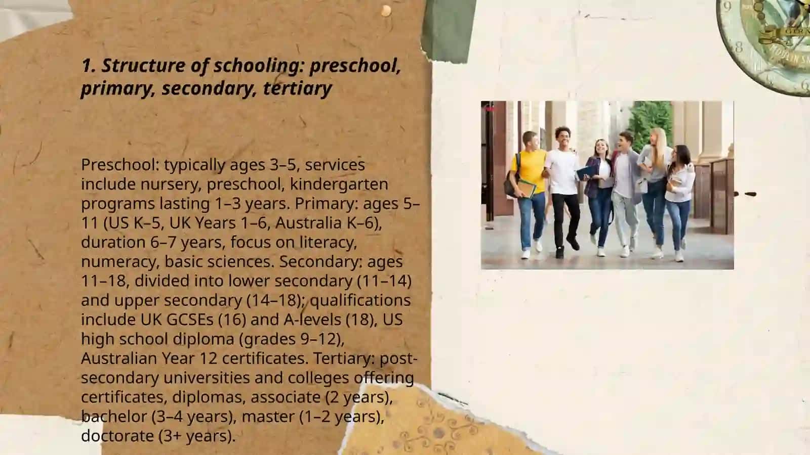 Education system in English speaking countries 3