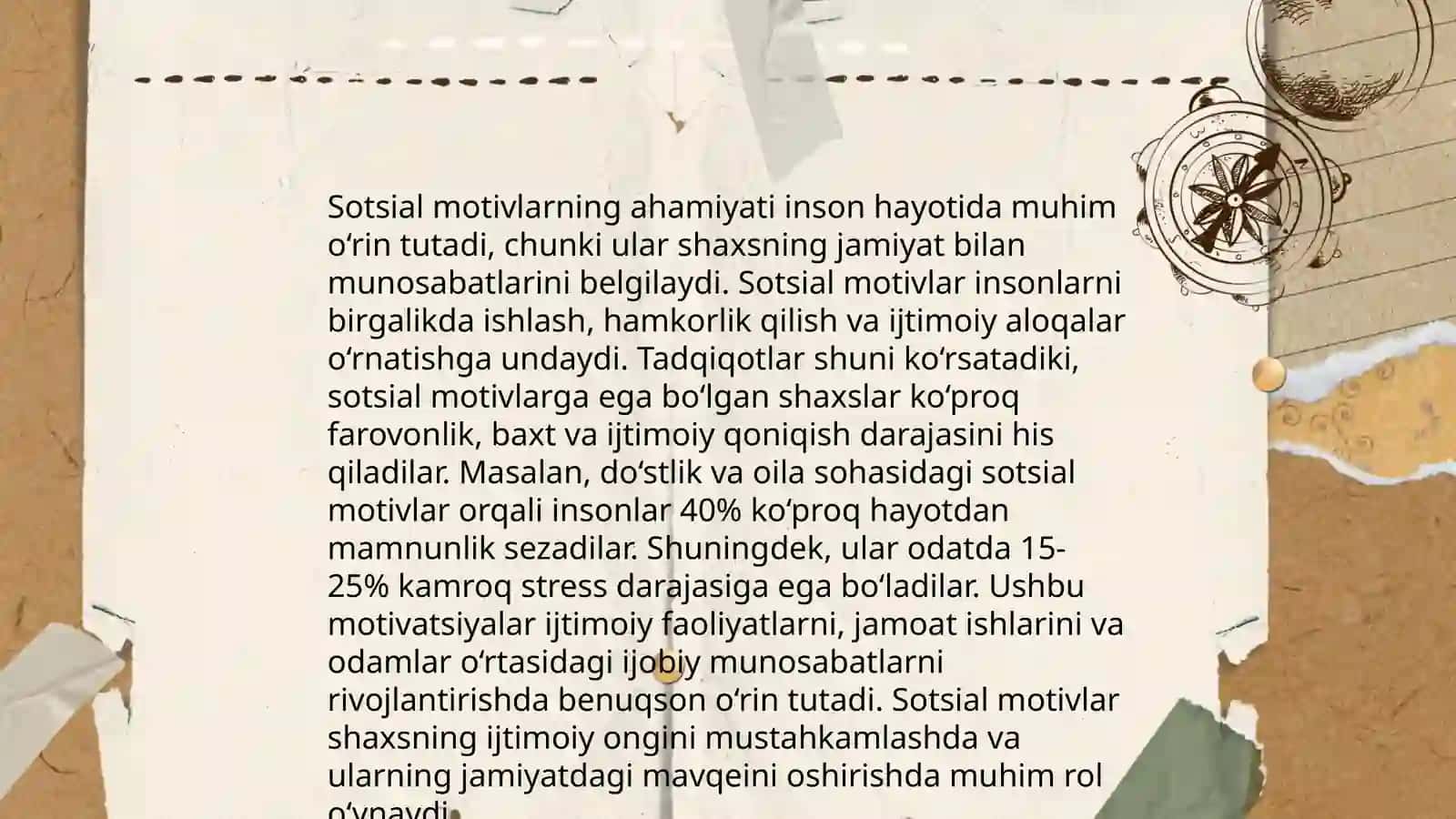 Sotsial motivlarning ahamiyati 3