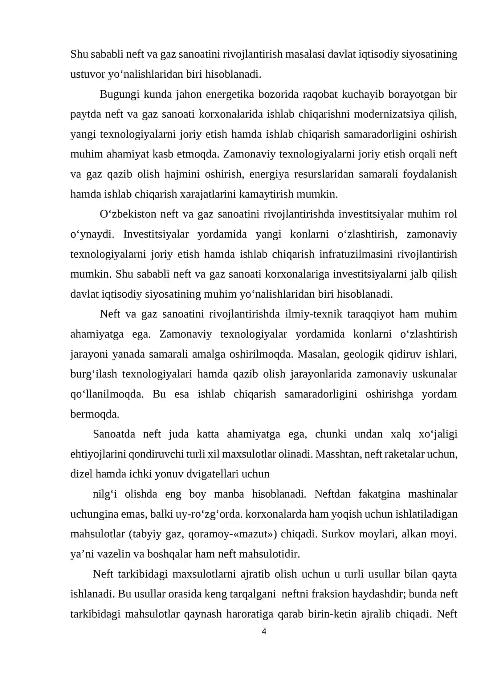 O‘ZBEKISTON NEFT VA GAZ SANOATI KORXONALARIDA ISHLAB CHIQARISHNI RIVOJLANTIRISH YO‘NALISHLARI 3