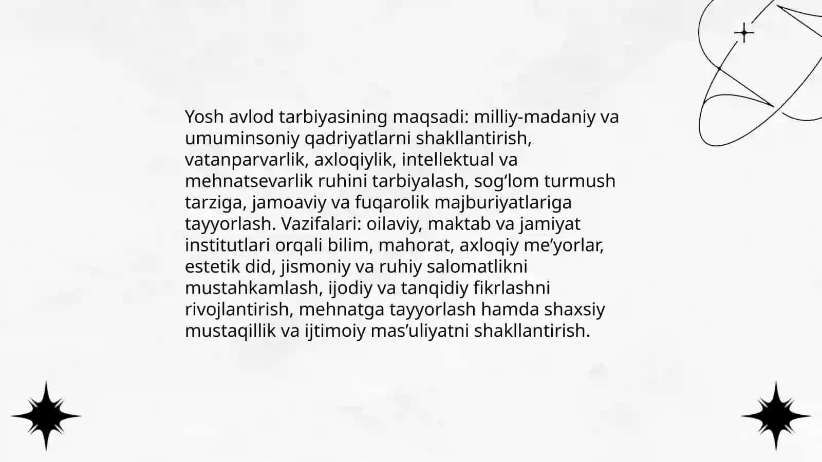 Yosh avlod tarbiyasi 3