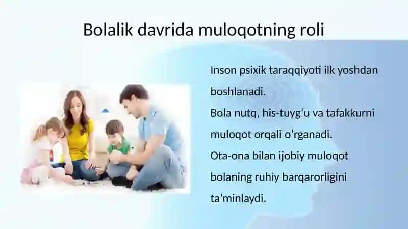 Muloqotning ahamiyati 3