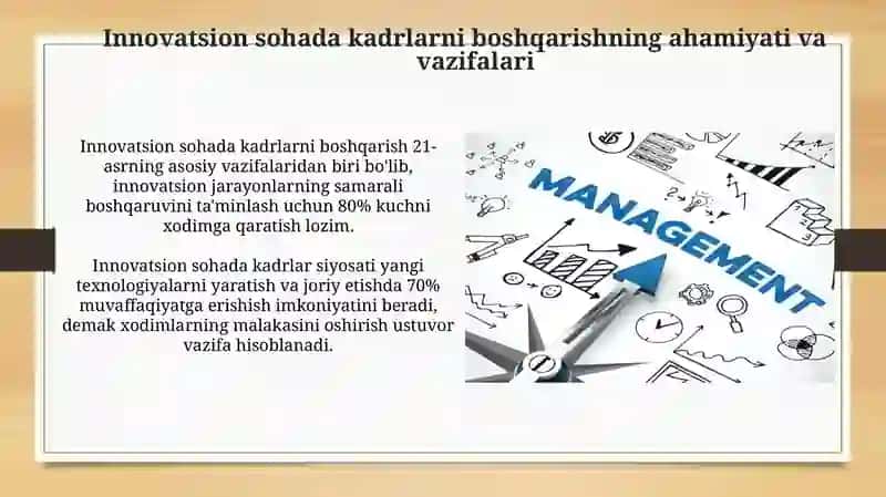 Innovatsion sohada kadrlarni boshqarish 3