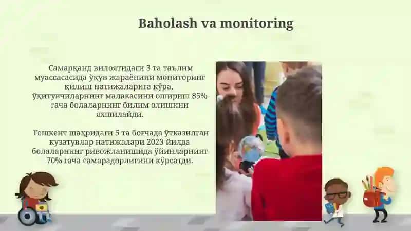 Maktabgacha ta’lim tashkilotida rivojlantiruvchi muhit va unga qo`yiladigan talablar 3