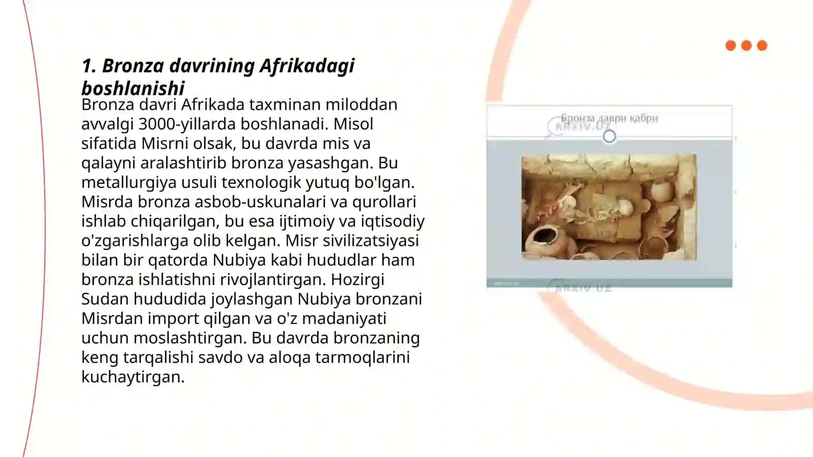 Afrika xalqlari bronza davrida 3
