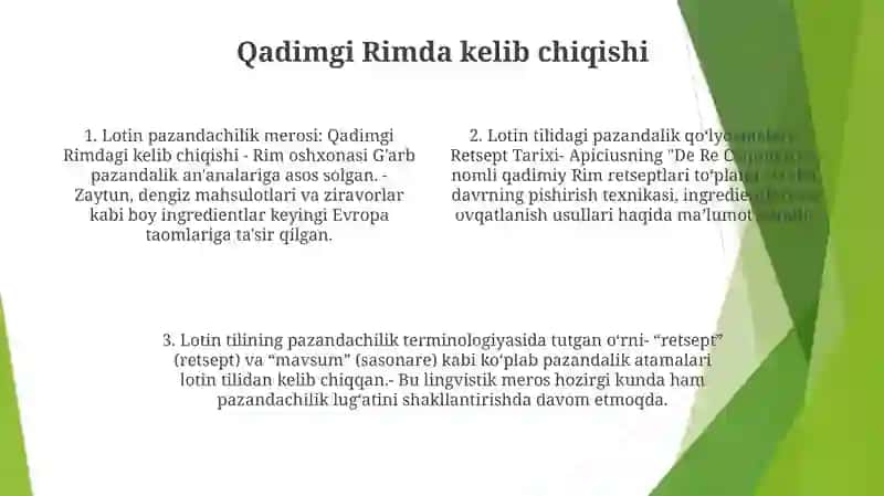 Retsept Tarixi Lotin Tili 3