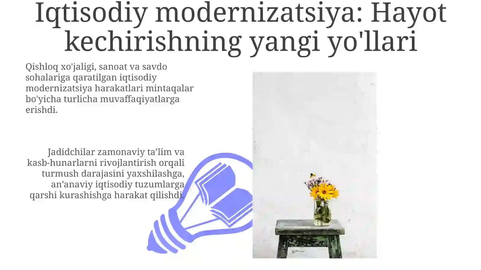 Jadidmaʼrifatparvarlariningoʻlkaijtimoiy-ma'naviyhayotidatutganoʻrni 3