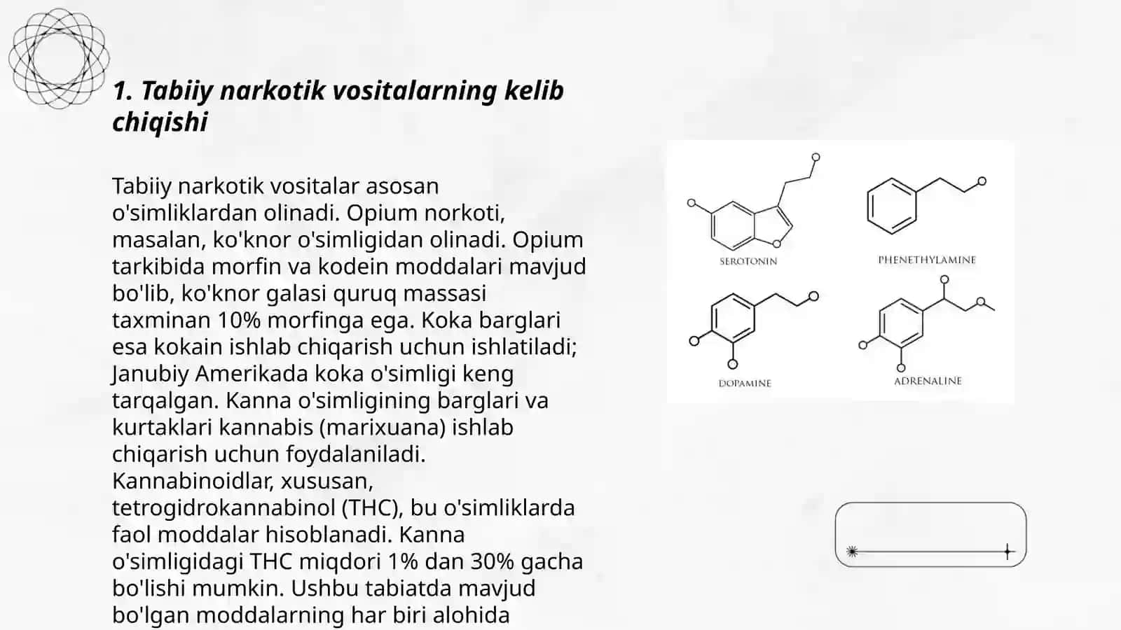 Tabiiy va sintetik narkotik vositalar. Foydasi va zarari 3