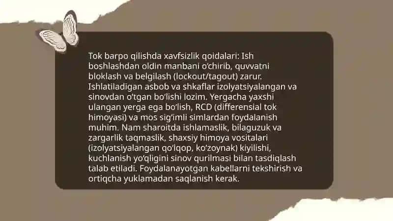 Tok barpo qilish 3